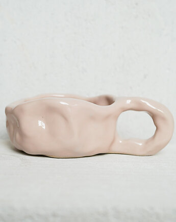 Kubek pastelowy  róż 210 ml, rel ceramic