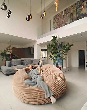Gigantyczny puf worek sako bean bag  30, Milsen Design