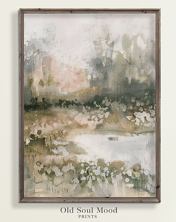 Plakat Vintage Wiosenna abstrakcja 1, Old Soul Mood Prints
