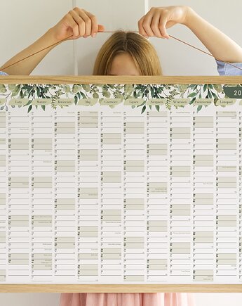 Planer ścienny 2027 - Polskie Święta, Niedziele Handlowe, Follygraph