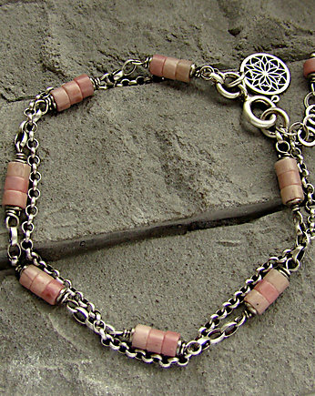 Rodonit - bransoletka, RayOfArt