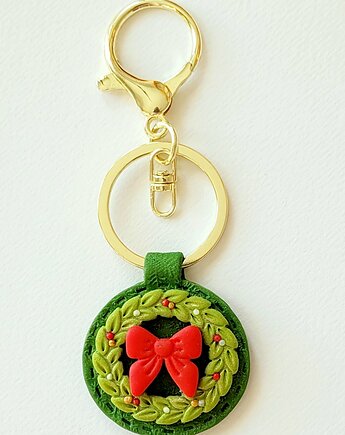 Brelok - świąteczna kokardka, LIVKA casual style