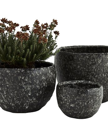 Zestaw 3szt. doniczek ceramika Lava, Home Design