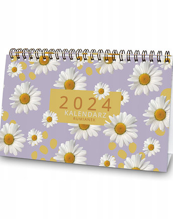 Kalendarz biurkowy 2024 Rumianek na biurko stojący, Planerum