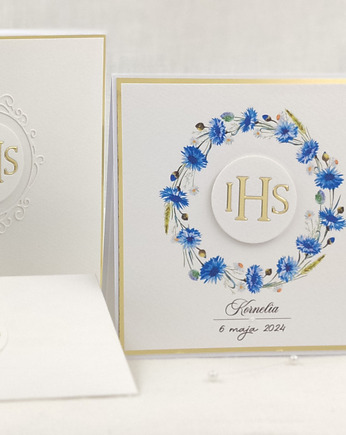 Kartka na komunię z pudełkiem i kopertą, 38A, Anna Art and Crafts
