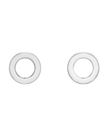 Srebrne kolczyki małe obręcze