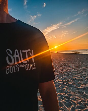 Czarny T-shirt Gotta Lotta Waves Regular, DONT NEED NO SAMURAI