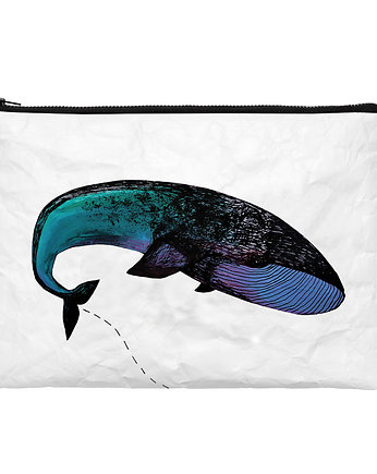 Pokrowiec z wielorybem na laptop z Tyveku, OneOnes Creative Studio