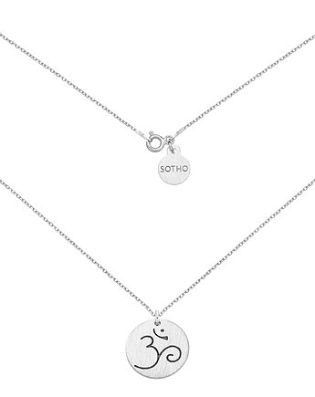 Srebrny medalion z symbolem OM, SOTHO