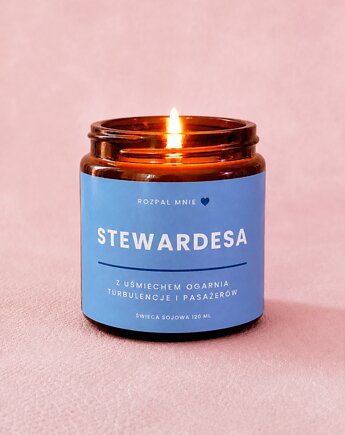 Stewardesa świeca sojowa, SOy