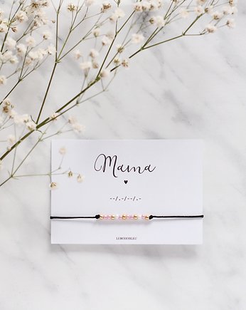 MAMA Morse Code Bracelet, Le Boho Bleu