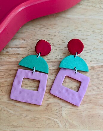 Kolczyki wiszące geometryczne, Strabirabi