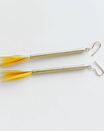 PIÓRKO kolczyki, Katarzyna Kaminska ART