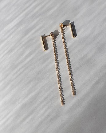 Kolczyki pozłacane SIMPLE No. 2, Kamaryd