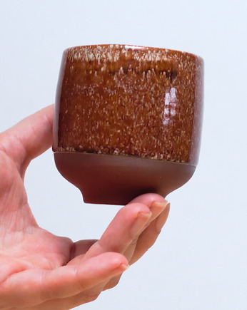 Czarka na stopce (160ml) - czekoladowy deszcz, Koło i Piec