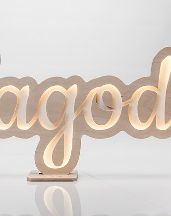 Lampka nocna napis IMIĘ, UNKY