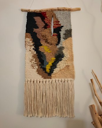 Tkana dekoracja ścienna, makatka, Splotyart
