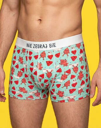 Nie zesraj się  - bawełniane bokserki - Majtki z Sosnowca, Majtki z Sosnowca