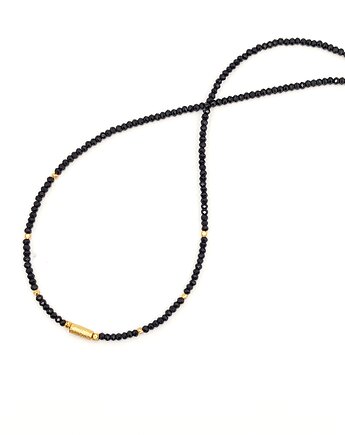 Lśniący  spinel i złoto - naszyjnik żmijka, Studio Gazela