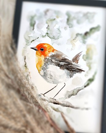 Akwarela rudzik, Wiktoria Borys Art