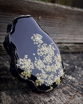 Duży pierścień, dzika marchew, Figa handmade accessories