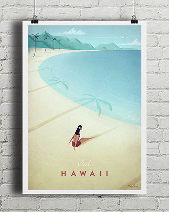 Hawaje - vintage plakat, minimalmill