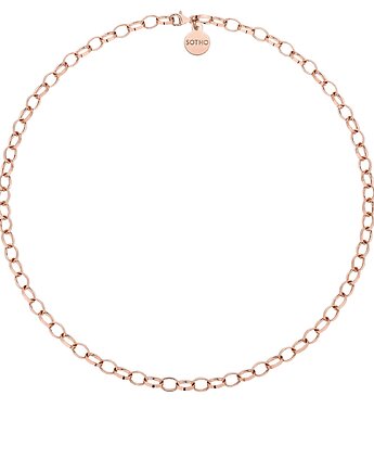 Masywny łańcuch z różowego złota