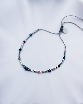 Bransoletka Dobrobyt - Szafir Kwarc Jadeit, w hand works