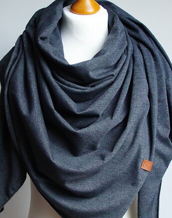 DUŻA bawełniana chusta damska, modna chusta damska, Pracownia Rękodzieła Zolla