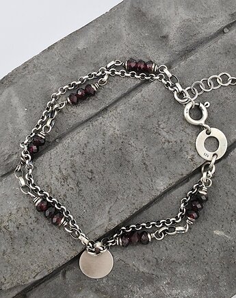 Granat - bransoletka, RayOfArt