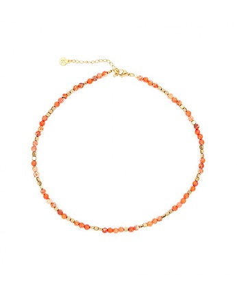 Naszyjnik mix Orange&Gold, Kulka Bransoletki