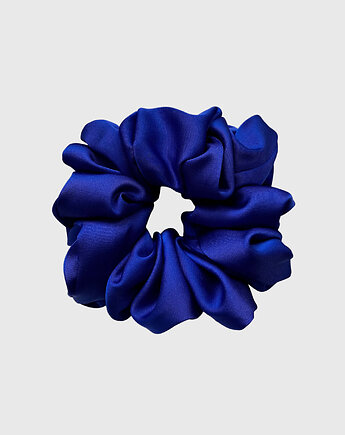 Gumka do włosów kobaltowa Scrunchie Medium Navy Blue, Vintiss