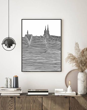 Ostrów Tumski / Wrocław / Miasto / Grafika, Jola Regeńczuk Art