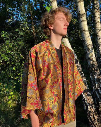 Kimono męskie żakardowe Emperor, yaekimo