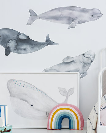 Oceanic World - Delfiny Naklejki Na Ścianę, OSOBY - Prezent dla emeryta