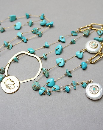 Sautoir /Turkusy vol. 2/  24.01.26 naszyjnik, KiKa pracownia