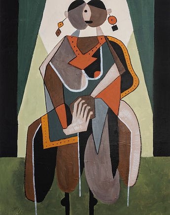 ORYGINAŁ. Obraz na płótnie - Bal 70x50 cm, Gosia Sendlewska