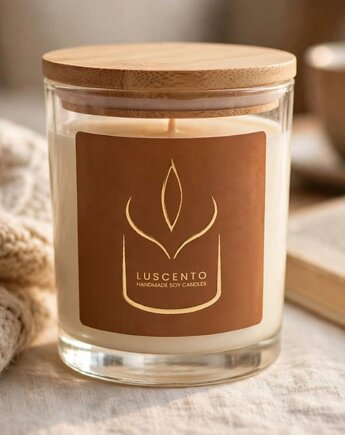 Otulenie 170g - świeca sojowa zapachowa, Luscento