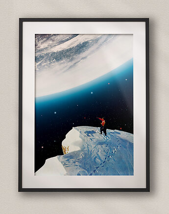Plakat Mount Everest - Kolaż Fine Art, DAPIDOKA