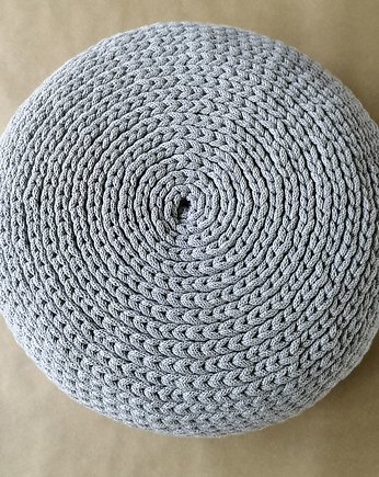 Okrągła poduszka ze sznurka bawełnianego, Splociarnia