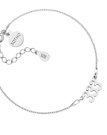 Srebrna bransoletka z liczbami anielskimi, OSOBY - Prezent dla Kobiety