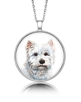 Medalion okrągły WEST HIGHLAND WHITE TERRIER, laluv