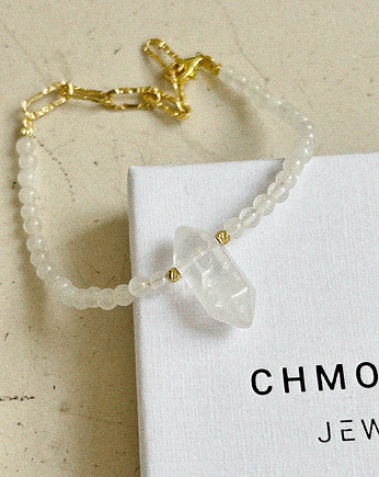 Bransoletka Jadeit i Kryształ Górski, Chmolowska Jewellery