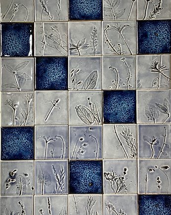 Ręcznie wykonane kafelki "Herbarium", Ceramystiq