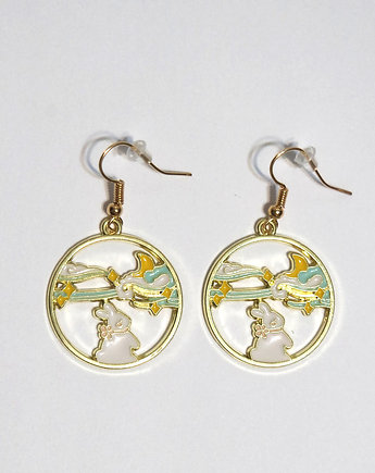 Kolczyki - Królik i niebo, yenoo