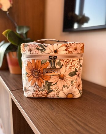 Kosmetyczka podróżna ochra, sacky bag