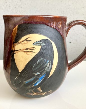 Kubek ceramiczny ręcznie malowany., NG Autorska bizuteria ceramiczna