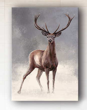 Obraz - Jeleń 2 - wydruk na płótnie, yenoo