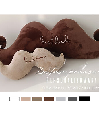 Zestaw poduszek dla taty i syna - kolory  haft  prezent, Little Angels