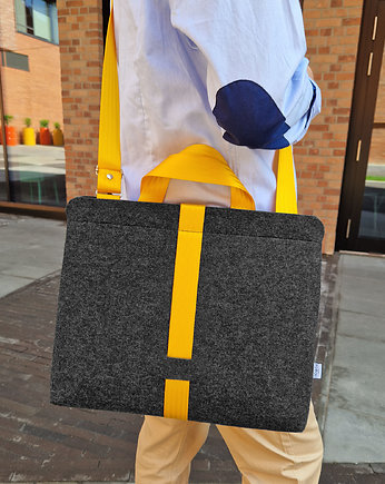 TORBA Z FILCU na laptopa teczka, purol design